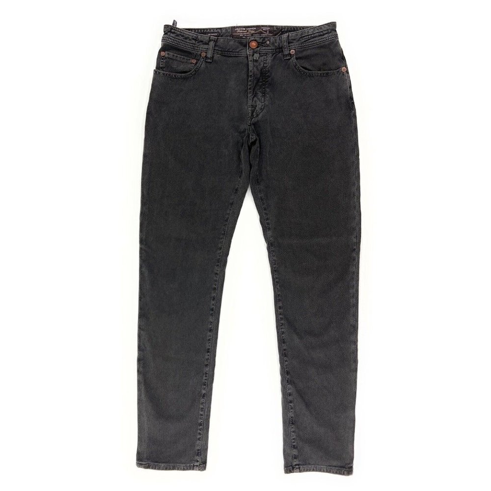 Jacob Cohen Mens 35x30 Comfort 688 Jeans Soft Cotton Stretch Tailored Fit Gray